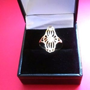 14K GOLD Filigree Ring